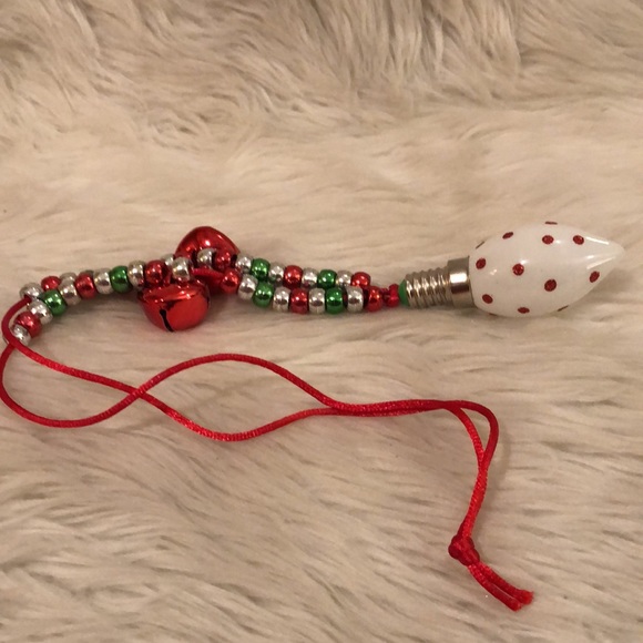 Christmas Tree Bulb Necklace Hand Designed - Picture 4 of 5